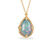 Ethiopian opal and gold necklace