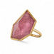 Pink Tourmaline and 18k Gold Ring