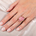 Pink Tourmaline and 18k Gold Ring