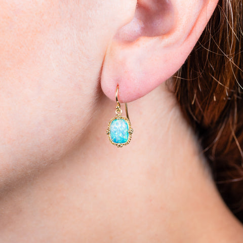 Ethiopian on sale opal earrings