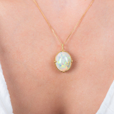 Rays of Light Opal Necklace – Mad Made Metals
