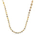 Long Multi-Colored Diamond Woven Necklace