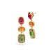 Mixed gemstone earrings