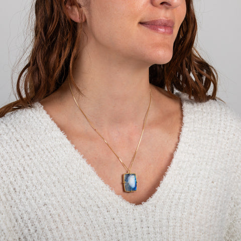 Moonstone Milky Way Necklace