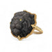 Obisidian lion ring side view