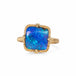 18k Gold Boulder opal ring