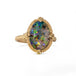 18k Gold Boulder Opal ring