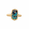 Boulder Opal Rectangular Ring