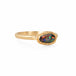 18k Gold Boulder Opal Ring side view