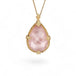 Pink Morganite Teardrop Necklace