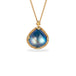 Moonstone and gold necklace