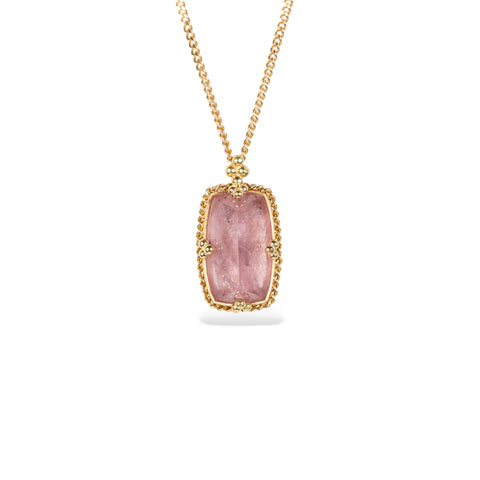 Petite Morganite Necklace