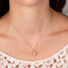 Petite Morganite Necklace