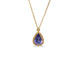 Petite tanzanite necklace