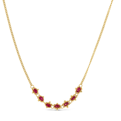 Ruby Pendant Necklace - The Gold Gods – CALIFORNIA ACCESSORIES