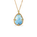 Turquoise and gold necklace 