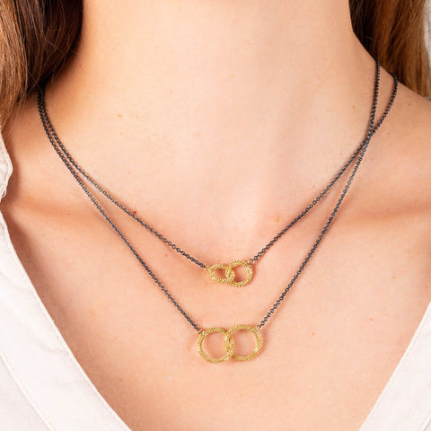 Mixed Metal Necklaces