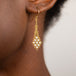 Suspended Lattice Earrings in Pearl