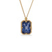 Tanzanite and gold necklace 