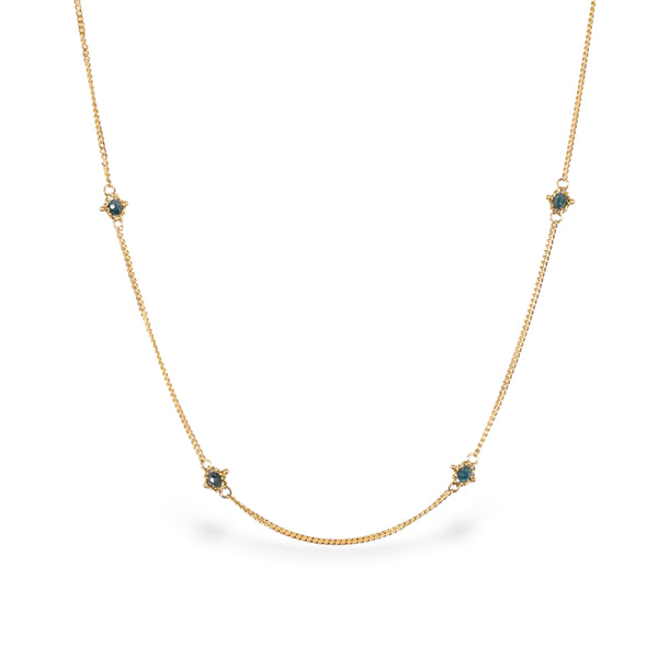 Textilenecklaceinbluediamondcl