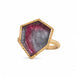 18k Gold Watermelon Tourmaline ring