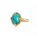 Turquoise ring side view