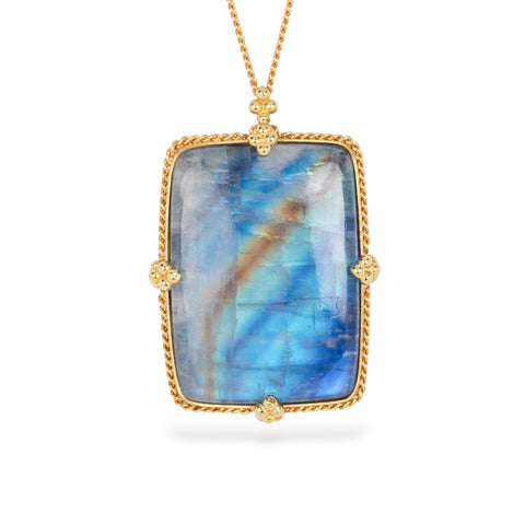 Moonstone Milky Way Necklace