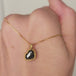 Black diamond heart necklace video