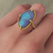 Two Toned Boulder Opal Ring