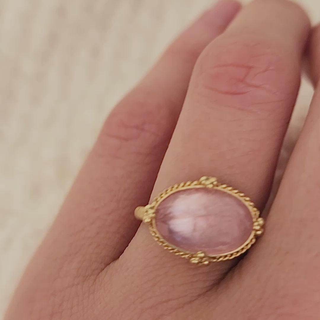 Morganite ring video