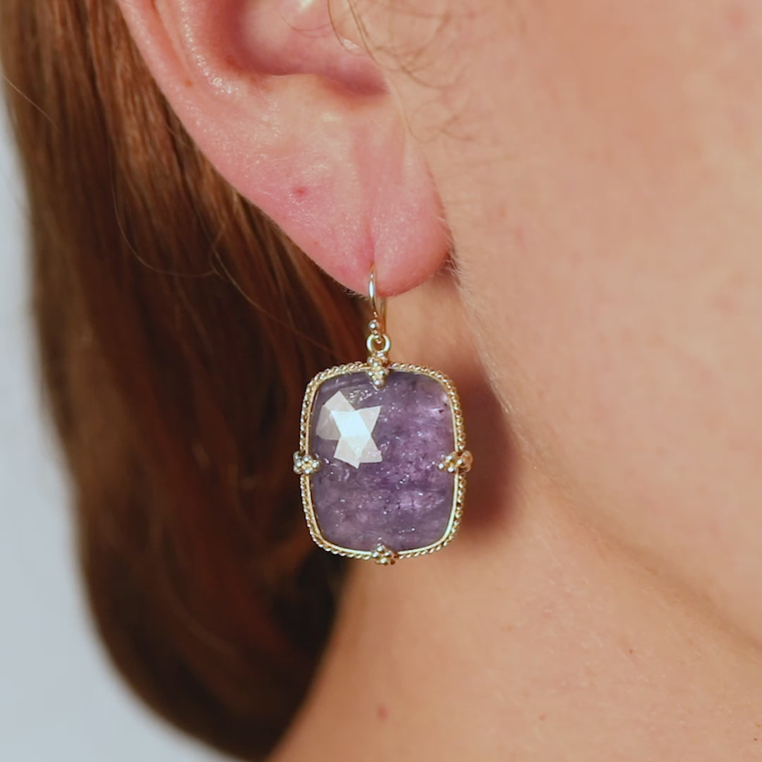 tanzanite earrings video