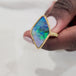 18k Gold Boulder Opal ring