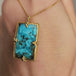 Rectangular Turquoise Necklace