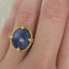 Tanzanite and gold ring video