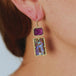 boulder opal and amethyst earrings videos