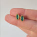 Marquise Emerald Stud Earrings