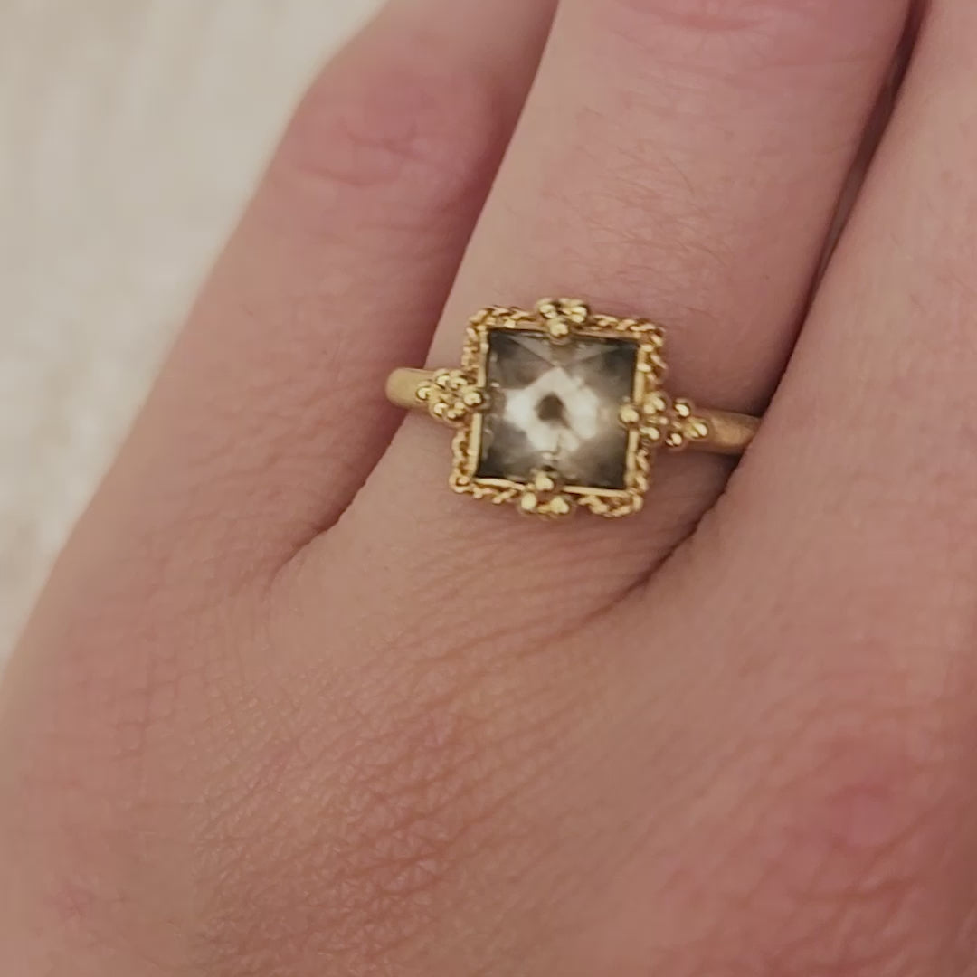 Square diamond ring video