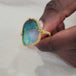 18k Gold Boulder Opal ring