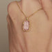 Petite Morganite Necklace