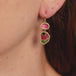 Watermelon tourmaline earrings video