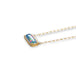 Rectangular Ethiopian Opal Necklace