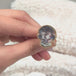 Andamooka Opal Skull Ring