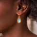 Amali-Aquamarine Teardrop Earrings