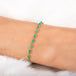 Textile Bracelet in Emerald