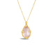 Morganite Teardrop Necklace