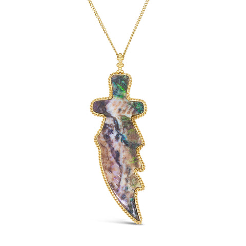 Butterfly Water Drop Opal Crystal Pendant | SUTRA WEAR – Sutra Wear